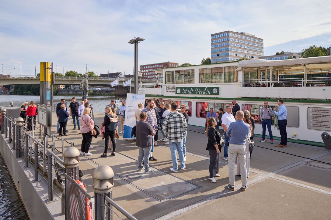 Einchecken am Martinianleger