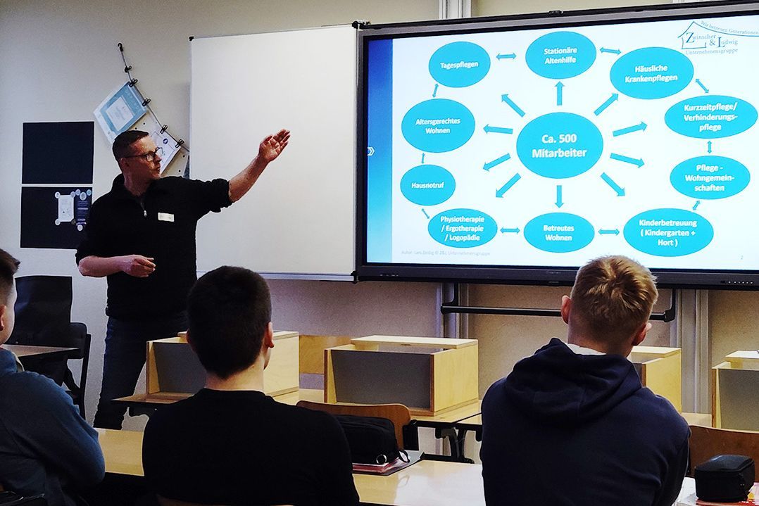 Woche der offenen Unternehmen (hier in Claußnitz): Frühzeitige, strukturierte Berufsorientierung ist ein Schlüssel zur Sicherung der Fachkräfte von morgen.